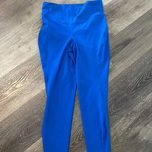 Vibrant Blue Leggings Lululemon ankle length size 10